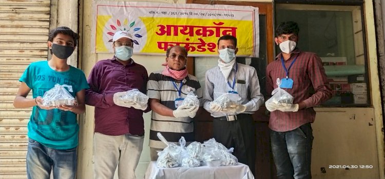 शिवप्रहार न्यूज-कोरोना संकटात श्रीरामपुरातील आयकॉन फाऊंडेशन धावले रुग्णांच्या मदतीला...