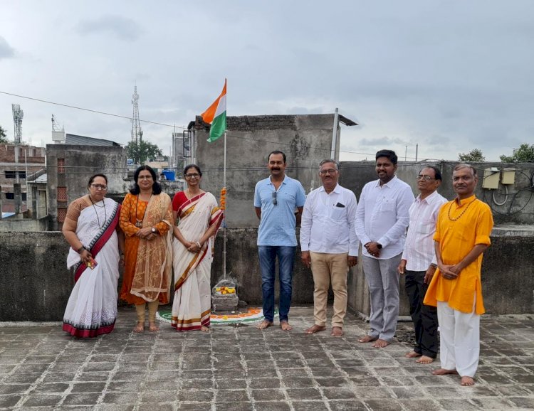 शिवप्रहार न्यूज- श्रीरामपुरात राम मंदिरावर तिरंगा…