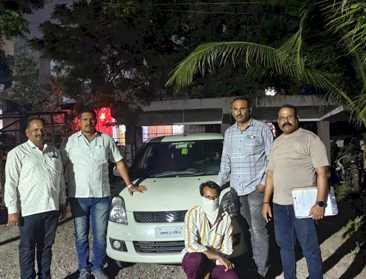 शिवप्रहार न्युज - बाभळेश्वर जवळ 500 किलो गोमांससह “पुन्हा एक स्विफ्ट” डिझायर कार जप्त…