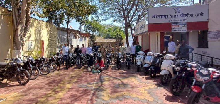 शिवप्रहार न्युज - गाड्या चोरणारी टोळी पकडली; श्रीरामपूरचा भाचा मालेगावच्या मामाच्या मदतीने करायचा विक्री...