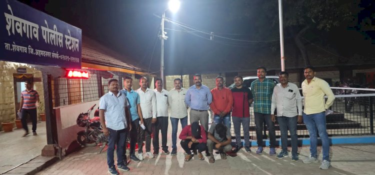 शिवप्रहार न्युज - अमरापूर येथे गोरक्षकावर खुनी हल्ला करणारे 02 आरोपी LCB कडुन जेरबंद…
