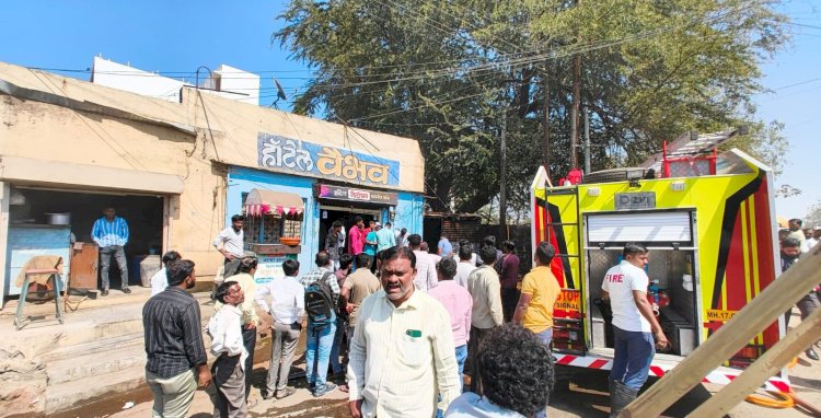 शिवप्रहार न्युज - श्रीरामपूर शहरातील वैभव हॉटेल येथे लागली आग…