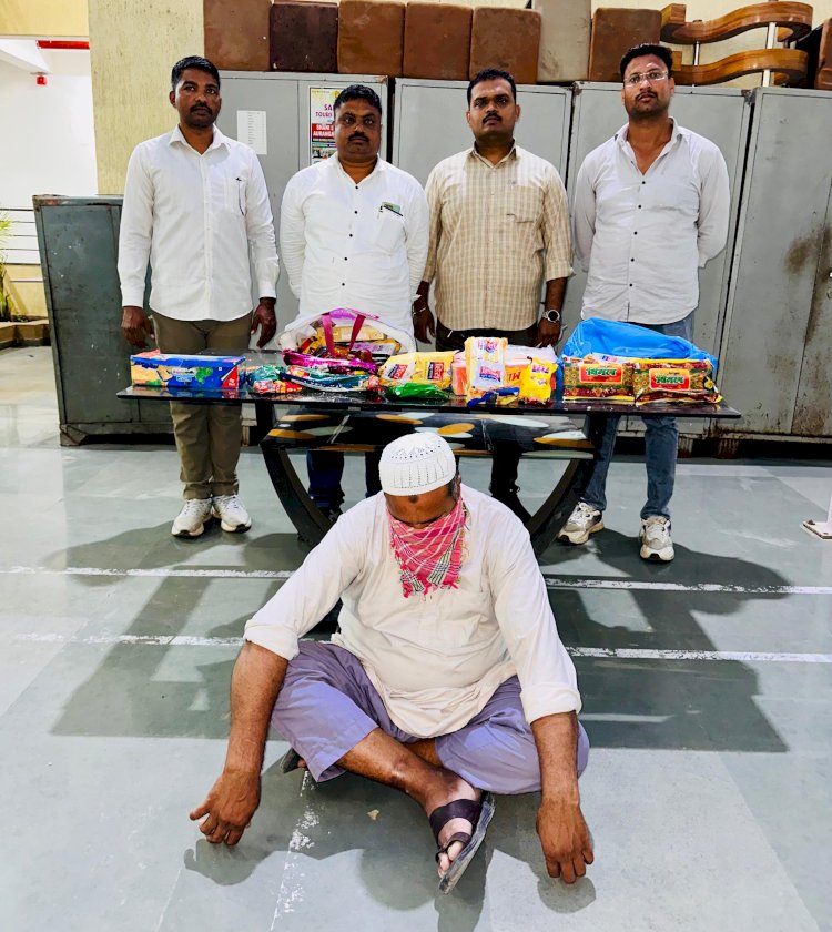 शिवप्रहार न्युज - गुटखा व सुगंधीत तंबाखु विक्रेत्यांवर स्थानिक गुन्हे शाखेची कारवाई...